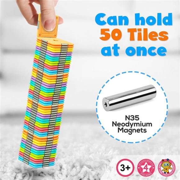 Magnetic Building Blocks for Kids - (46 pcs) - Picture 4 of 7